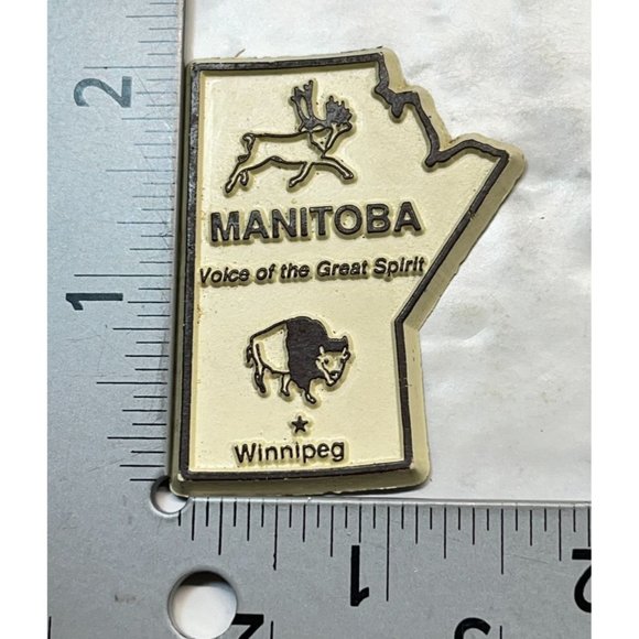 Manitoba Canada Refrigerator Magnet Winnepeg Buffalo Voice of Great Spirit - Picture 3 of 6